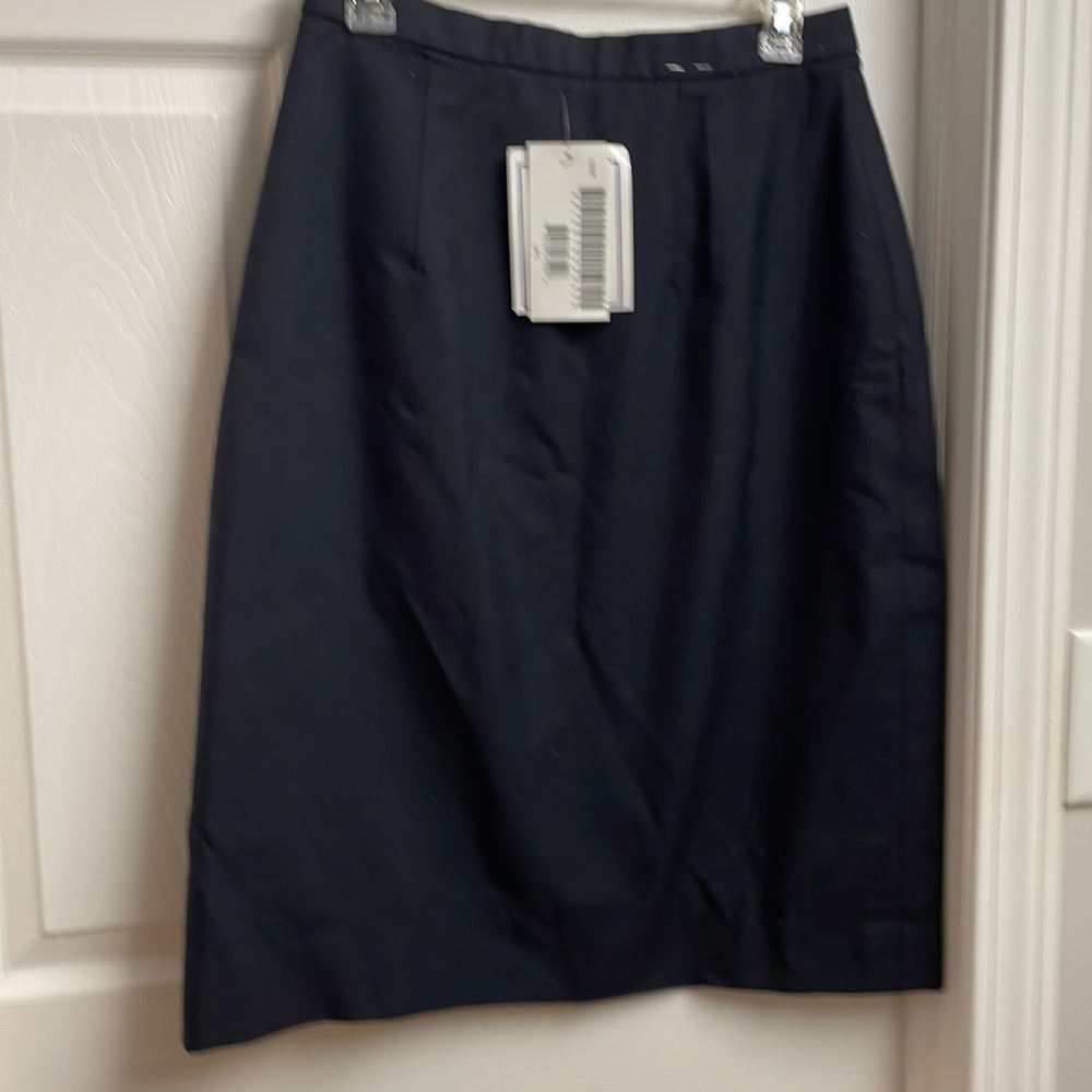 Classic military navy blue skirt